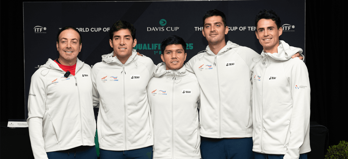 Definido el orden de los partidos entre Chile y Bélgica por Copa Davis