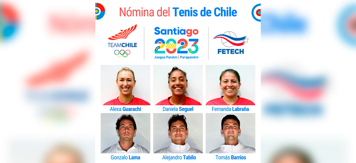 Tenemos nómina para los Juegos Panamericanos Santiago 2023 – Federacion de  Tenis de Chile